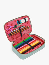 Trousse 1 Compartiment Jeune premier Bleu daydream girls G-vue-porte