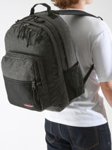 2-compartment Backpack With 15" Laptop Sleeve Eastpak Gray pbg authentic PBGA5B9Q-vue-porte
