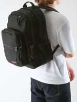 2-compartment Backpack With 15" Laptop Sleeve Eastpak Black pbg authentic PBGA5B9Q-vue-porte