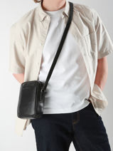 Sac Bandoulire Arthur & aston Noir leon 7-vue-porte