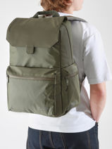 Sac  Dos Cluse Vert backpack CX353-vue-porte