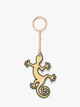 Porte-clefs Cameleon Vert vintage fantasy PCLE