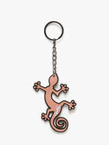 Keychain Cameleon Pink vintage fantasy PCLE