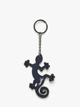 Porte-clefs Cameleon Bleu vintage color PCLE