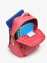 Bobby 1 Compartment Backpack Jeune premier Pink daydream girls G-vue-porte