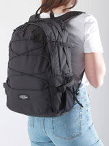 Sac  Dos 1 Compartiment + Pc 16" Eastpak Bleu core series EK0A5BL6-vue-porte