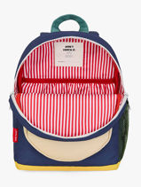Sac  Dos Hello hossy Bleu cool kids O6-vue-porte