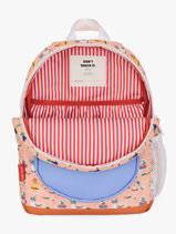 Sac � Dos Hello hossy Beige cool kids O6-vue-porte