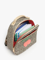 1 Compartment Ralphie Backpack Jeune premier Beige daydream girls G-vue-porte