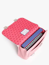2-compartment Satchel Jeune premier Pink classics C-vue-porte