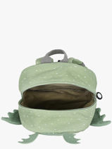 Mini Backpack 1 Compartment Trixie Green animals 90-vue-porte