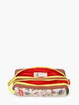 Trousse 2 Compartiments Cool Kids Hello hossy Beige cool kids P-vue-porte