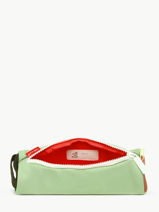 Trousse 1 Compartiment Hello hossy Vert cool kids M-vue-porte