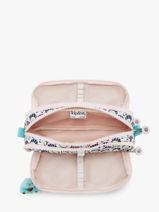 Trousse 3 Compartiments Kipling Multicolore back to school KI3560-vue-porte