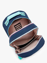 2-compartment Backpack Kipling Blue back to school KI4053-vue-porte