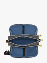 Trousse 3 Compartiments Kipling Gris back to school K13564-vue-porte