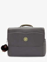 1 Compartment Satchel Kipling Gray back to school KI6891