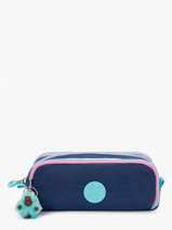 3-compartment Pouch Back To School Kipling Blue back to school K13564
