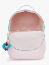 2-compartment Backpack With 15" Laptop Sleeve Kipling Pink back to school KI7135-vue-porte