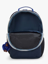 Sac  Dos 2 Compartiments + Pc 15" Kipling Bleu back to school KI4275-vue-porte
