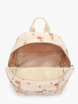 Mini Backpack Trixie Beige animals 97-vue-porte