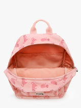 1 Compartment Backpack Trixie Pink animals 97-vue-porte