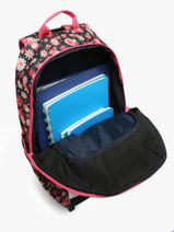 2-compartment Wheeled Schoolbag Rip curl Blue mixed 4BWBA-vue-porte