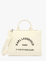 Sac Port Main Rsg Coton Karl lagerfeld Blanc rsg A1W50010
