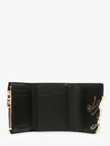 Checkholder Leather Karl lagerfeld Black k signature A3W32019-vue-porte