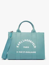 Sac Port� Main Rsg Coton Karl lagerfeld Bleu rsg A1W50010