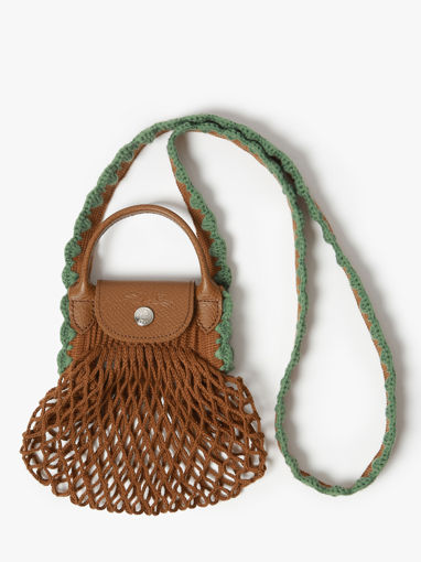 Longchamp Le pliage filet crochet Sacs port� travers Marron