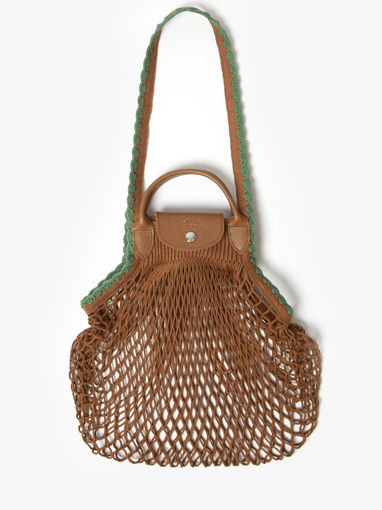 Longchamp Le pliage filet crochet Hobo bag Red