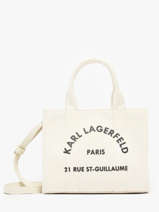 Sac Bandoulire Rsg Coton Karl lagerfeld Blanc rsg A1W50118