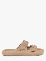 Claquettes Cacatoes Marron women JESSYGLI