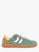 Sneakers Goal In Leather Coolway Green men 8663458