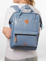 Adventurer Medium - Sac � Dos Cabaia Bleu adventurer BAGS-vue-porte