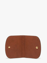 Longchamp Epure Bill case / card case Brown-vue-porte
