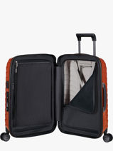 Expandable Cabin Luggage Samsonite Orange proxis 140087-vue-porte