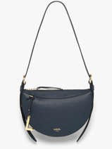 Sac Bandouli�re Faubourg Cuir Lancel Bleu faubourg A13525