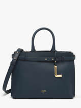 Satchel Faubourg Leather Lancel Blue faubourg A13528
