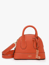 Sac Bandoulire Belleville Cuir Lancel Orange belleville A13735