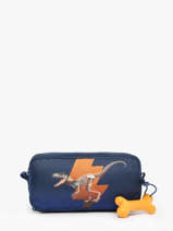 Pencil Case 3 Compartments Rowan 2.0 Stones and bones Blue boys B