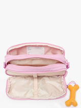 Pencil Case 3 Compartments Rowan 2.0 Stones and bones Pink girls G-vue-porte