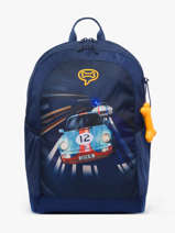 2-compartment Backpack Stones and bones Blue boys B