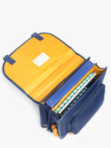 Satchel 2 Compartments Lily Boys Stones and bones Blue boys B-vue-porte