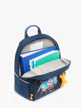 Sac � Dos Mini Laurel Boys Stones and bones Bleu boys B-vue-porte