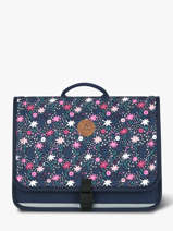 2-compartment Satchel Cabaia Blue school M
