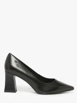 Escarpins En Cuir En Cuir Tamaris Noir accessoires 43