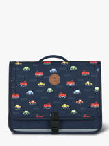 Cartable 2 Compartiments Cabaia Bleu school S