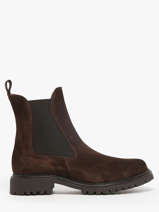 Boots In Leather Tamaris Brown accessoires 41